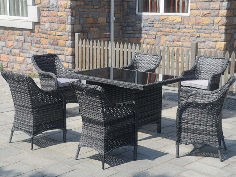 Rattan étkezési készlet yqr-440