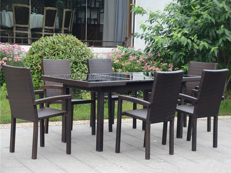 Rattan étkezőkészlet yqr-483