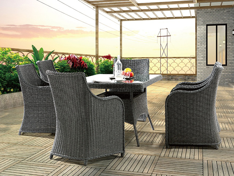 Rattan étkezőkészlet yqr-497b
